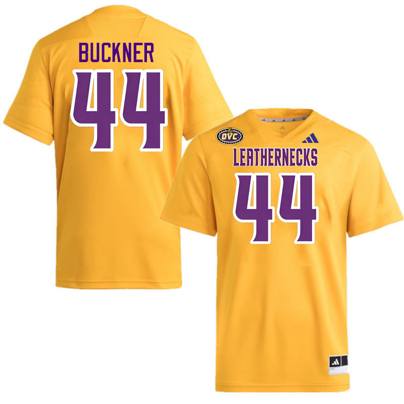 Western Illinois Leathernecks #44 Justin Buckner College Football Jerseys,Uniforms-Gold